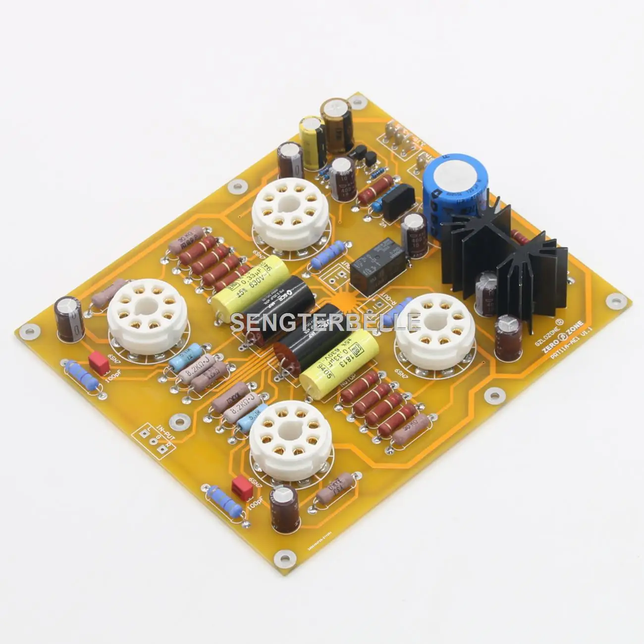 

HiFi Upgraded 6N8P / 6SN7 Stereo Tube Preamplifier Board Refer US Gary CARY-AE1 Preamp Circuit