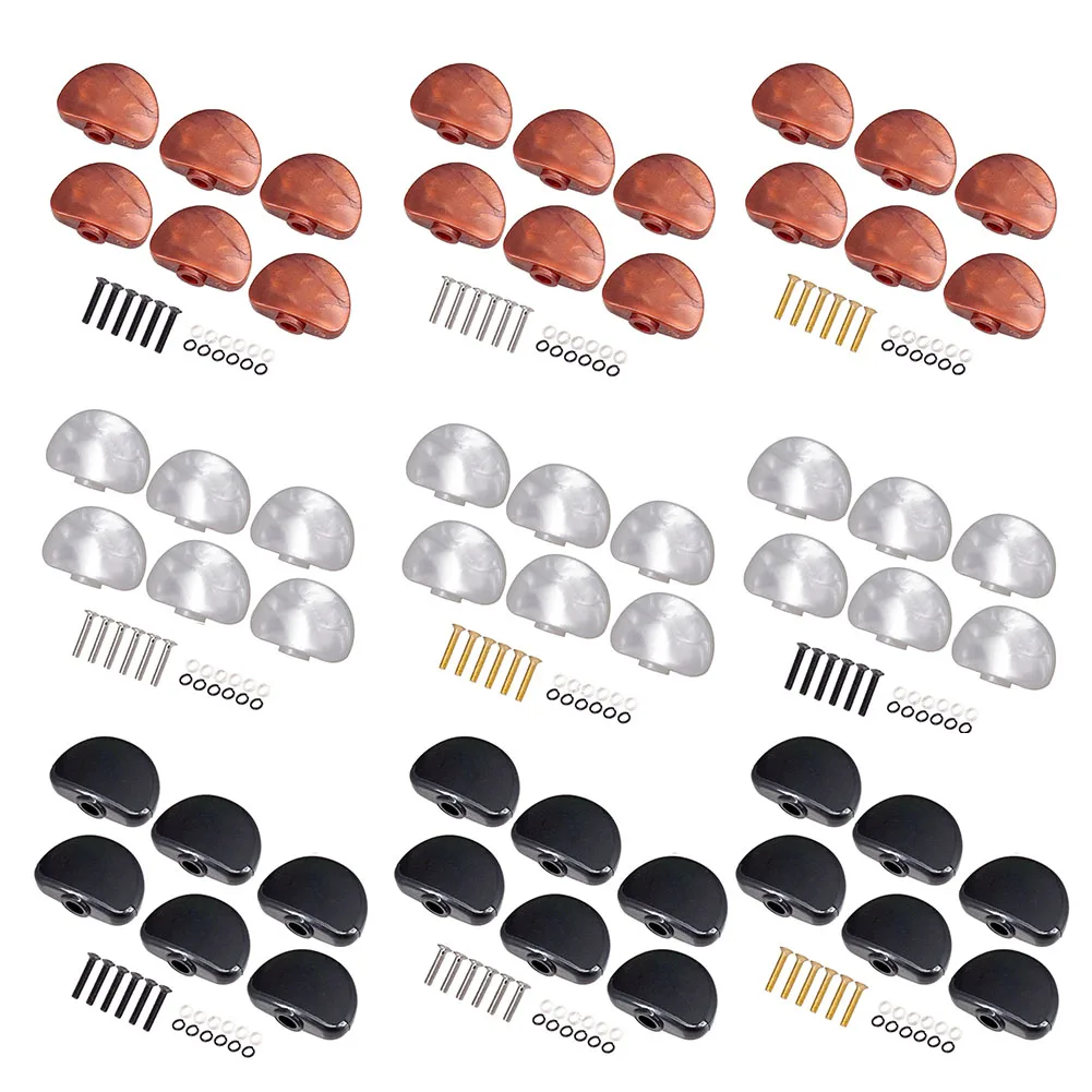 6pcs Guitar Tuning Peg Hot Sale Machine Heads Knobs 3x2x1cm Tuning Peg Buttons Set For Folk Electric Guitar Parts With Srews
6pcs Guitar Tuning Peg Hot Sale Machine Heads Knobs 3x2x1cm Tuning Peg Buttons Set For Folk Electric Guitar Parts With Srews