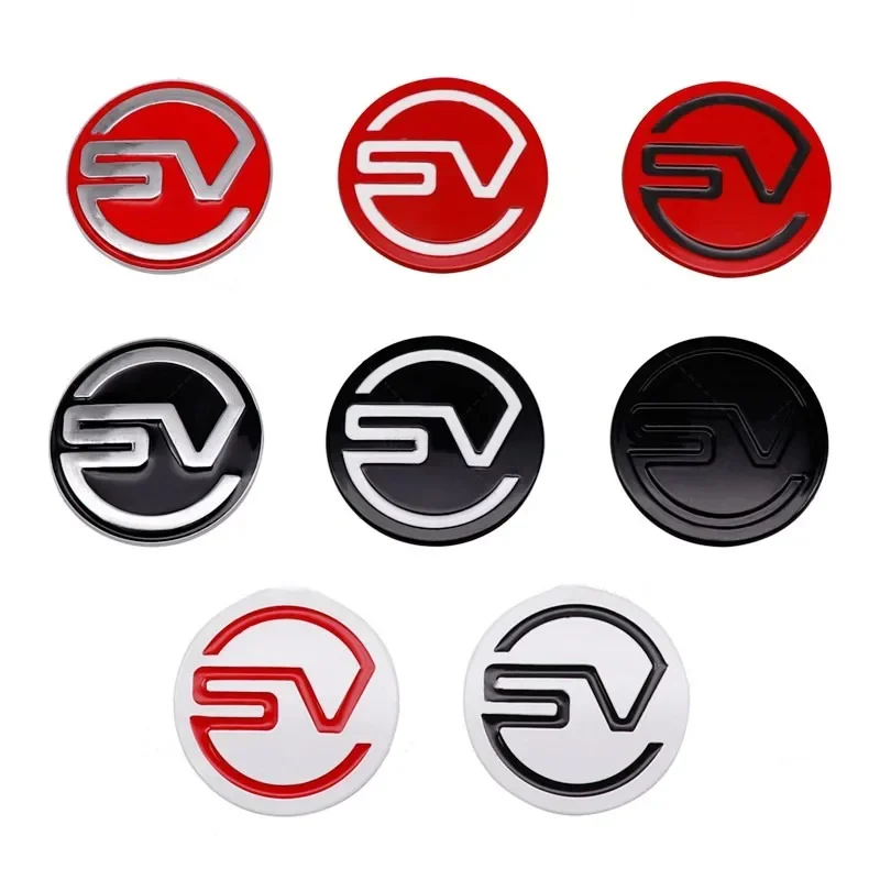 

Металлический 3d-логотип SV, эмблема заднего багажника автомобиля, значок, наклейка SVR, наклейки для Land Range Rover Sport Evoque Discovery Hse автобиография