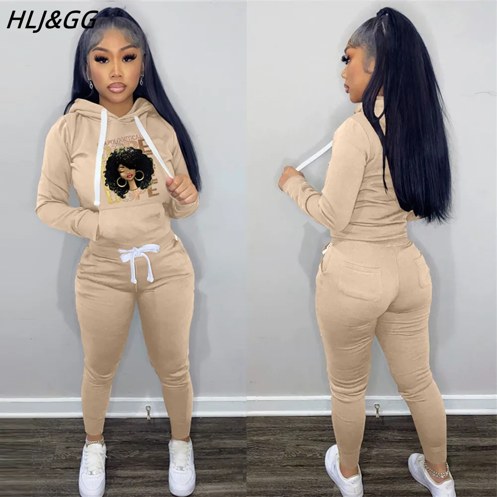 HLJ&GG Fall Winter Sporty Hoody Two Piece Sets Women Pattern Print Sweatshirt And Jogger Pants Tracksuit Outfits Casual 2022 New
HLJ&GG Fall Winter Sporty Hoody Two Piece Sets Women Pattern Print Sweatshirt And Jogger Pants Tracksuit Outfits Casual 2022 New