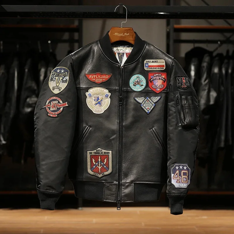 Спортивная повседневная кожаная бейсбольная одежда MA-1 Мужская экспорт стоячий воротник хлопок Песок 11 этикетка Новая Зеландия Овчина куртка
Спортивная повседневная кожаная бейсбольная одежда MA-1 Мужская экспорт стоячий воротник хлопок Песок 11 этикетка Новая Зеландия Овчина куртка