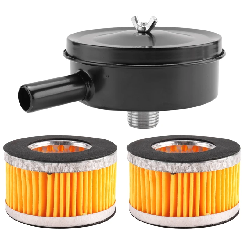 Air Compressor Intake Muffler 20Mm Thread Metal, With 2Pc Spare Filter For Admitting Port Pneumatic Parts
Air Compressor Intake Muffler 20Mm Thread Metal, With 2Pc Spare Filter For Admitting Port Pneumatic Parts