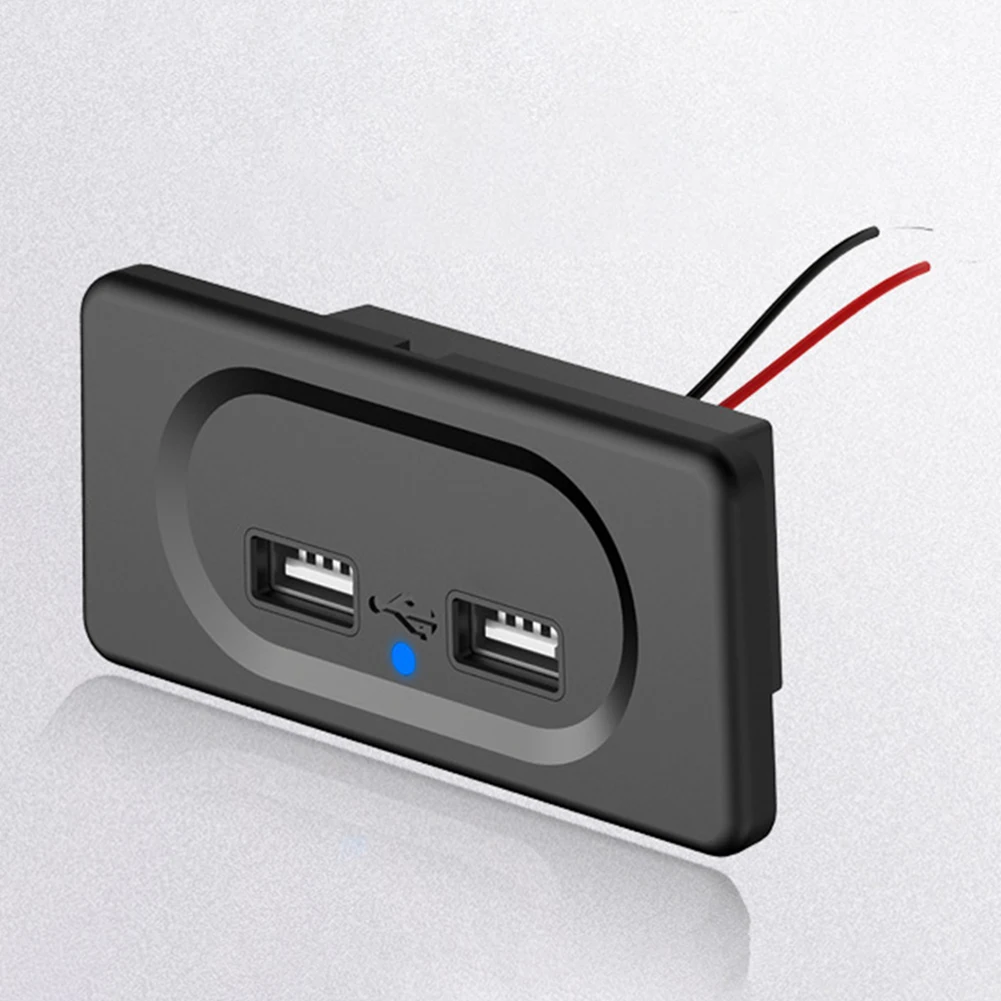 12V 3.1A Dual USB Charger Power Socket Adapter Charging Panel Mount With LED Light For Motorbike Car Boat ATV UTV Camper Caravan
12V 3.1A Dual USB Charger Power Socket Adapter Charging Panel Mount With LED Light For Motorbike Car Boat ATV UTV Camper Caravan