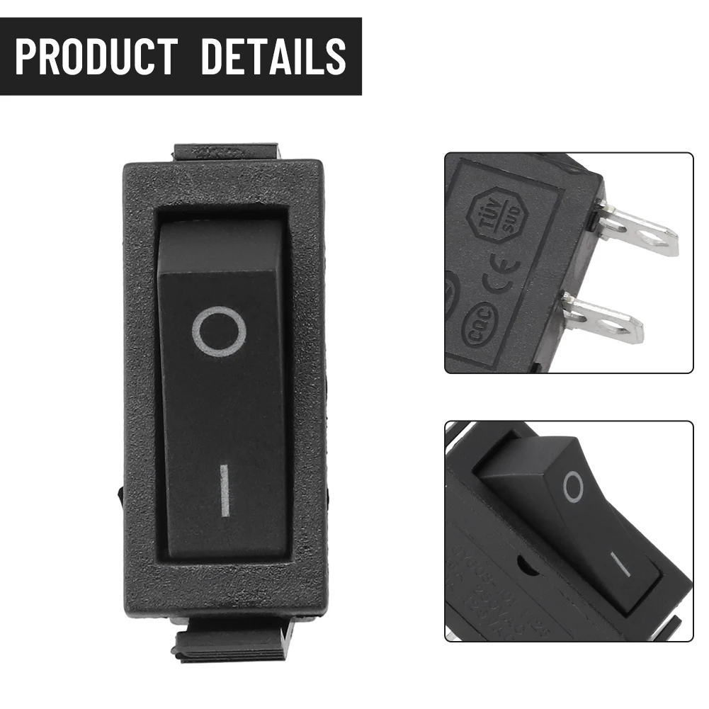 High Quality New Practical Durable Rocker Switch Switch ABS 240Vac 30.5mm X 13.5mm X 31mm Black Boat 12V Car Dash
High Quality New Practical Durable Rocker Switch Switch ABS 240Vac 30.5mm X 13.5mm X 31mm Black Boat 12V Car Dash