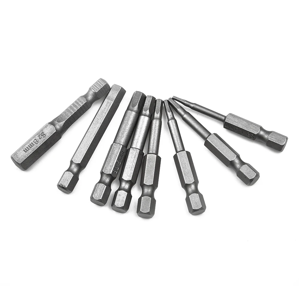 50mm Magnetic Hexagon Screwdriver Bit Alloy Steel 1/4" Hex Shank Screwdriver Screw Driver Impact-Driver Drill Hand Tools
50mm Magnetic Hexagon Screwdriver Bit Alloy Steel 1/4" Hex Shank Screwdriver Screw Driver Impact-Driver Drill Hand Tools