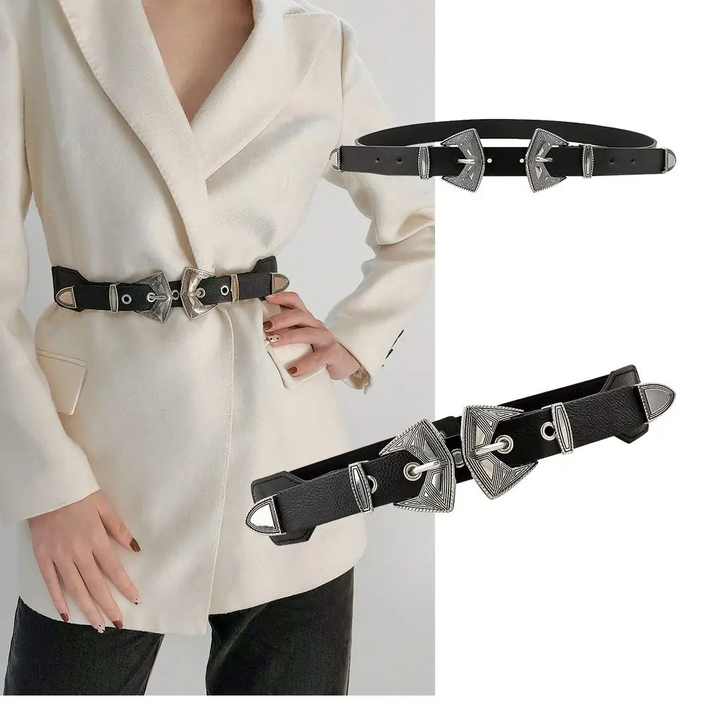 Double Buckle Belt Retro Creative Carved Fashion Waistband Ladies Elastic Dress Coat Waist Decorative Accessories
Double Buckle Belt Retro Creative Carved Fashion Waistband Ladies Elastic Dress Coat Waist Decorative Accessories