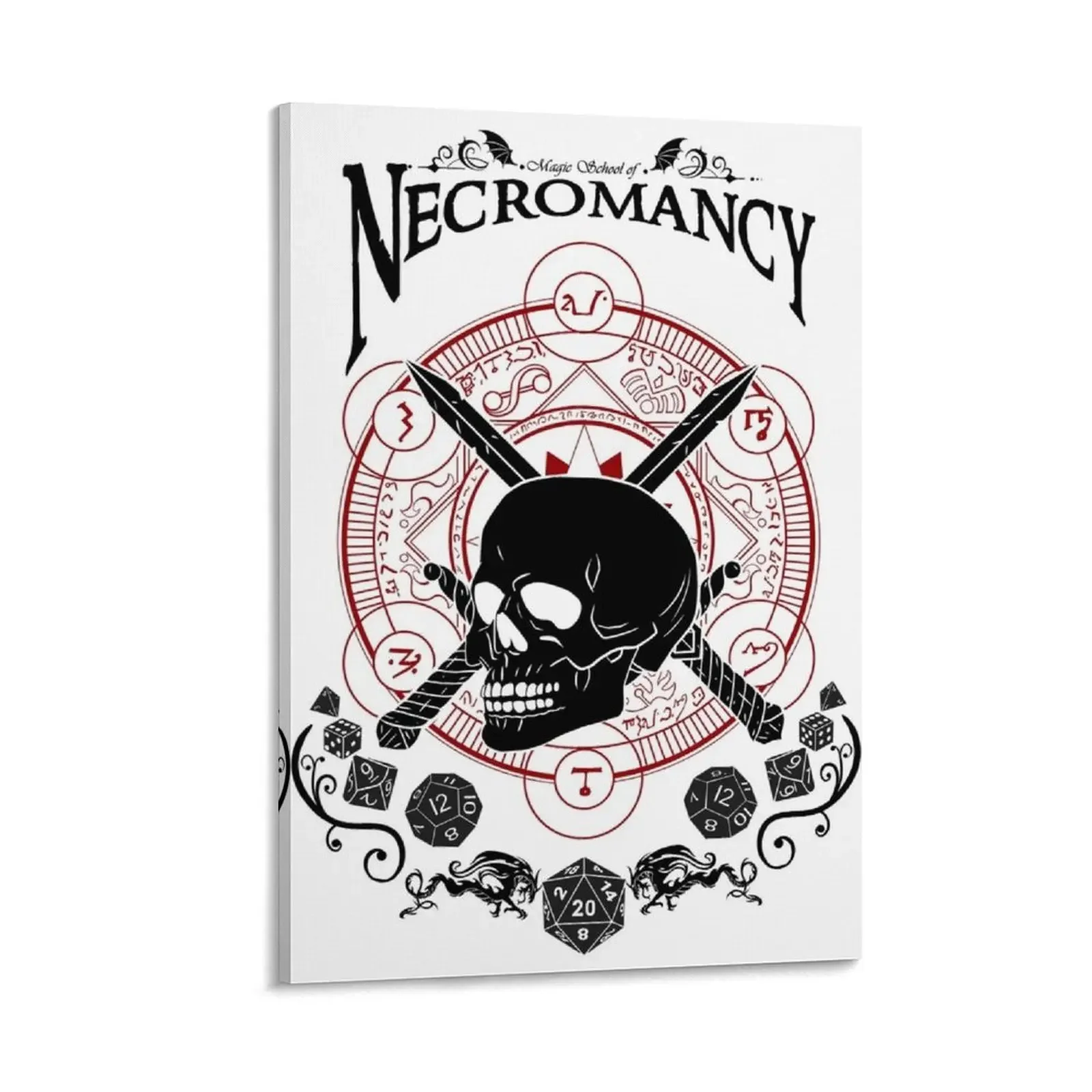 Necromancy - RPG Magic School Series : Black Canvas Painting room decoration accessories house decorations
Necromancy - RPG Magic School Series : Black Canvas Painting room decoration accessories house decorations