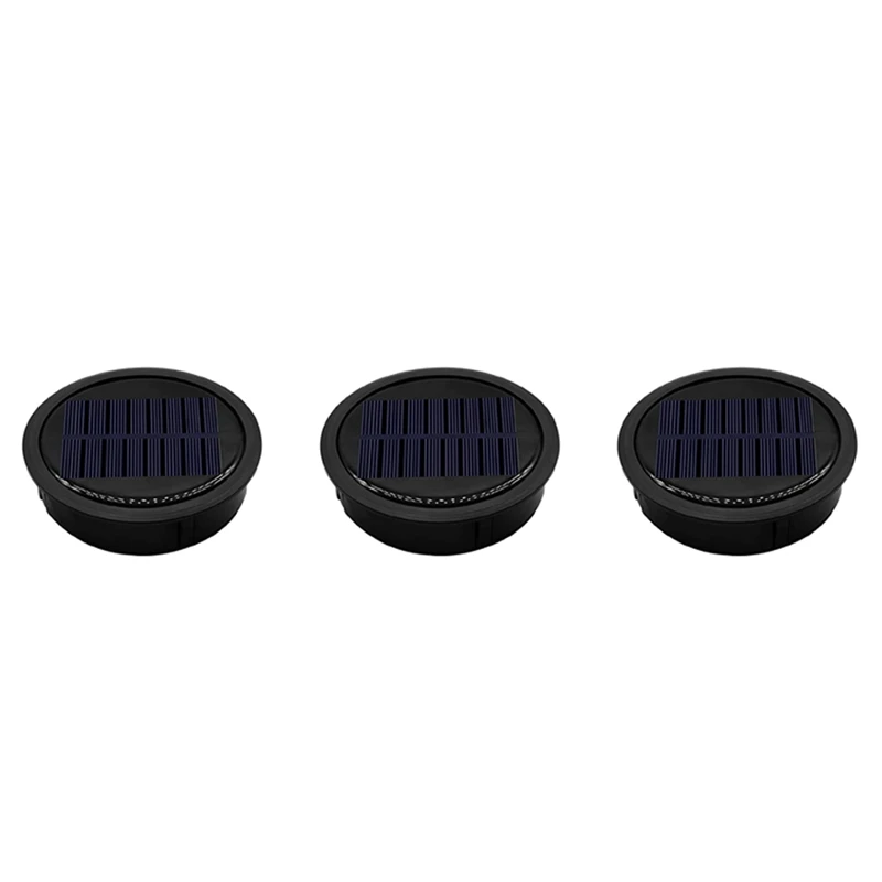 

3 Pack Big Solar Light Replacement Top For Outdoor Hanging Lanterns, More Powerful More Energy Efficient