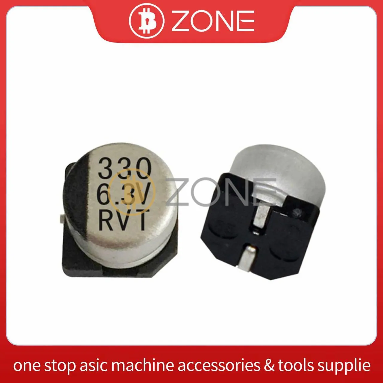 New Black High Voltage Aluminum Smd Electrolytic Capacitors 6.3V 330UF For Mining Machine Control Board Power Supply Repair
New Black High Voltage Aluminum Smd Electrolytic Capacitors 6.3V 330UF For Mining Machine Control Board Power Supply Repair