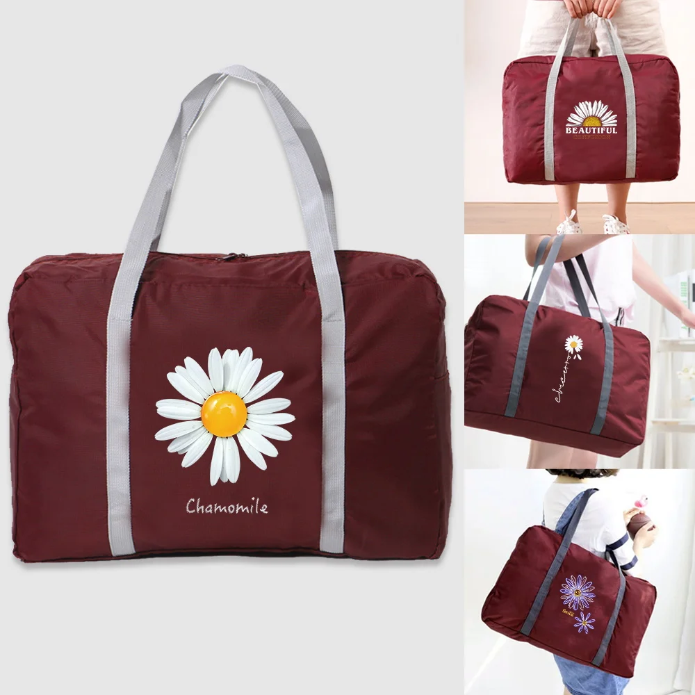 Foldable Travel Bag Large Capacity Duffle Bags Clothes Organizers Women Portable Luggage Bag Travel Accessories Daisy Series
Foldable Travel Bag Large Capacity Duffle Bags Clothes Organizers Women Portable Luggage Bag Travel Accessories Daisy Series