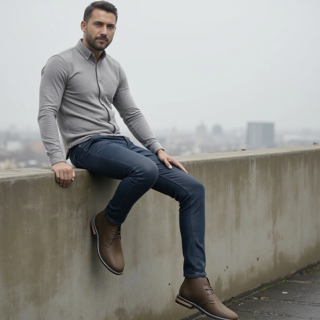 أحذية رجالية جلدية ماركة 2026 مريحة وعصرية وفاخرة أحذية رجالية جلدية ماركة 2026 مريحة وعصرية وفاخرة