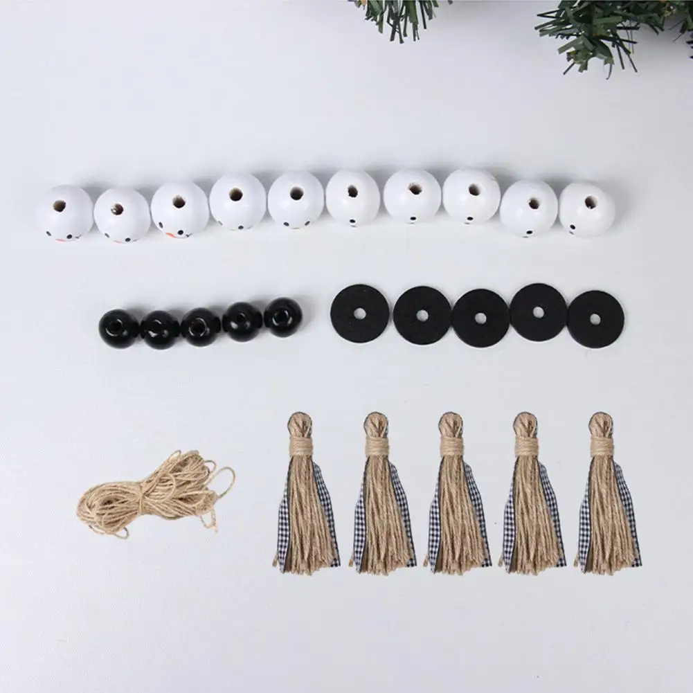 Craft Wooden Beads Festive Holiday Decorations Diy Snowman Shape Ornament Craft with Christmas Wooden Beads Pendant for Crafts
Craft Wooden Beads Festive Holiday Decorations Diy Snowman Shape Ornament Craft with Christmas Wooden Beads Pendant for Crafts