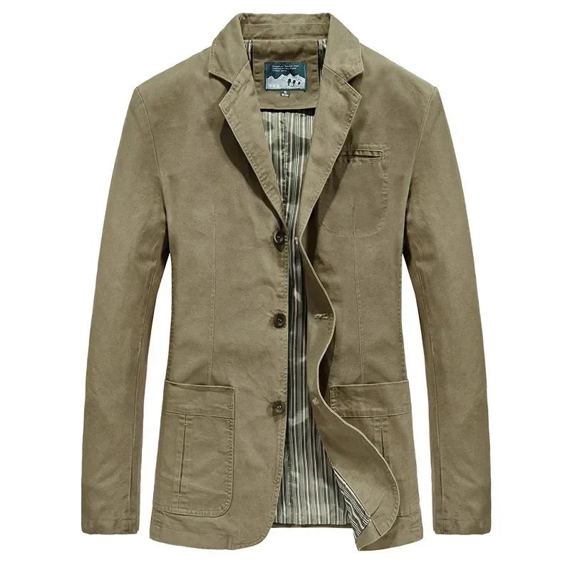 Men's Jacket Lapel Multi-pocket Single-button Suit Outdoor Spring and Autumn High-quality Business Casual
Men's Jacket Lapel Multi-pocket Single-button Suit Outdoor Spring and Autumn High-quality Business Casual