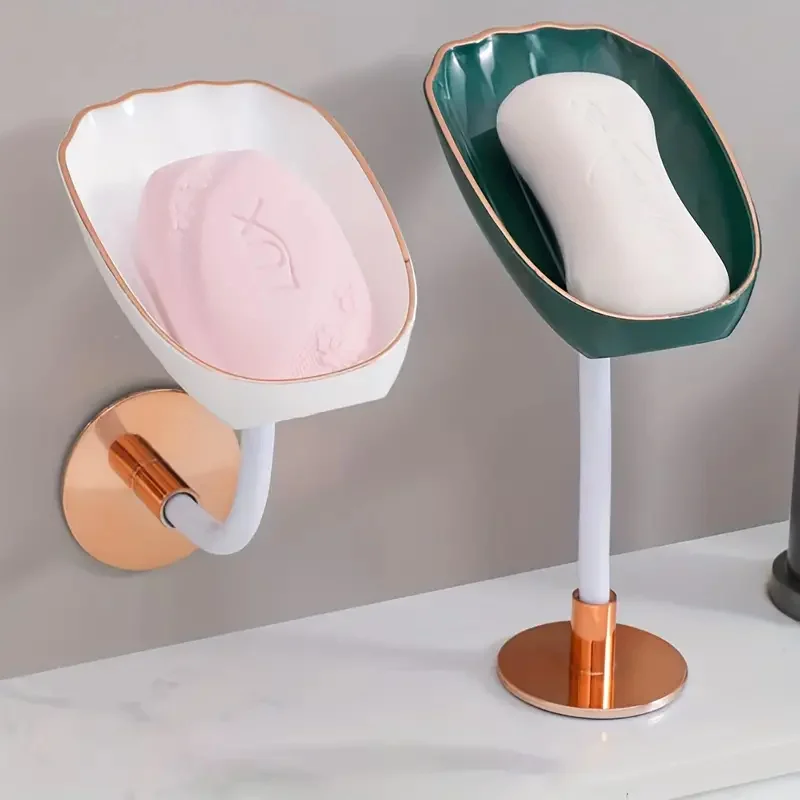 1/2pcs Wall-mounted Draining Soap Dish Household Light Luxury Style Creative Shell Soap Box Non-perforated Bathroom Accessories
1/2pcs Wall-mounted Draining Soap Dish Household Light Luxury Style Creative Shell Soap Box Non-perforated Bathroom Accessories
