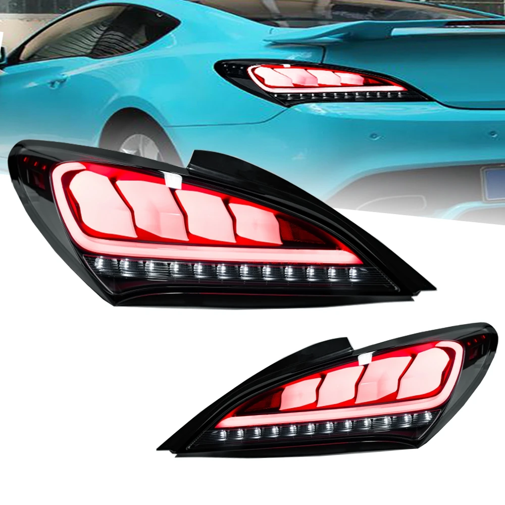 

Taillight For Hyundai Genesis Coupe LED Taillights 2009-2013 Tail Lamp Car Styling DRL Signal Projector Lens Auto Accessories