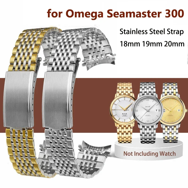 Изогнутый ремешок для часов Omega Seamaster 300, ремешок для часов серии Butterfly Speedmaster, 18 мм, 19 мм, 20 мм, ремешок для часов из нержавеющей стали
Изогнутый ремешок для часов Omega Seamaster 300, ремешок для часов серии Butterfly Speedmaster, 18 мм, 19 мм, 20 мм, ремешок для часов из нержавеющей стали