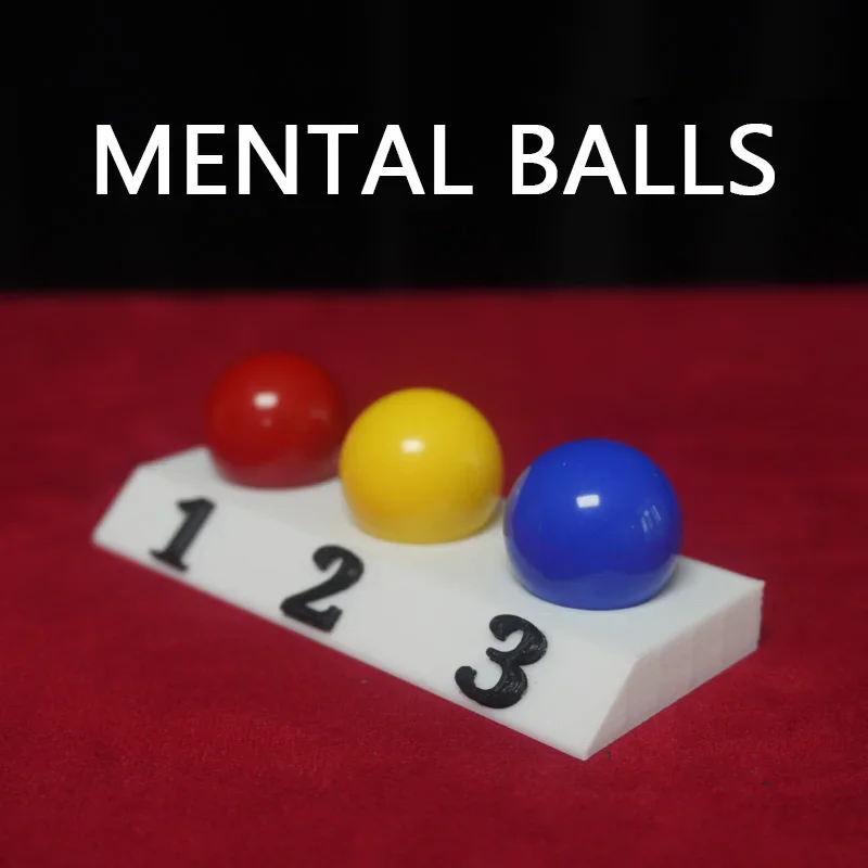 

Mental Balls Magic Tricks Predict the Selected Ball Color Prediction Magia Gimmicks Magician Close Up Stage Illusions Mentalism