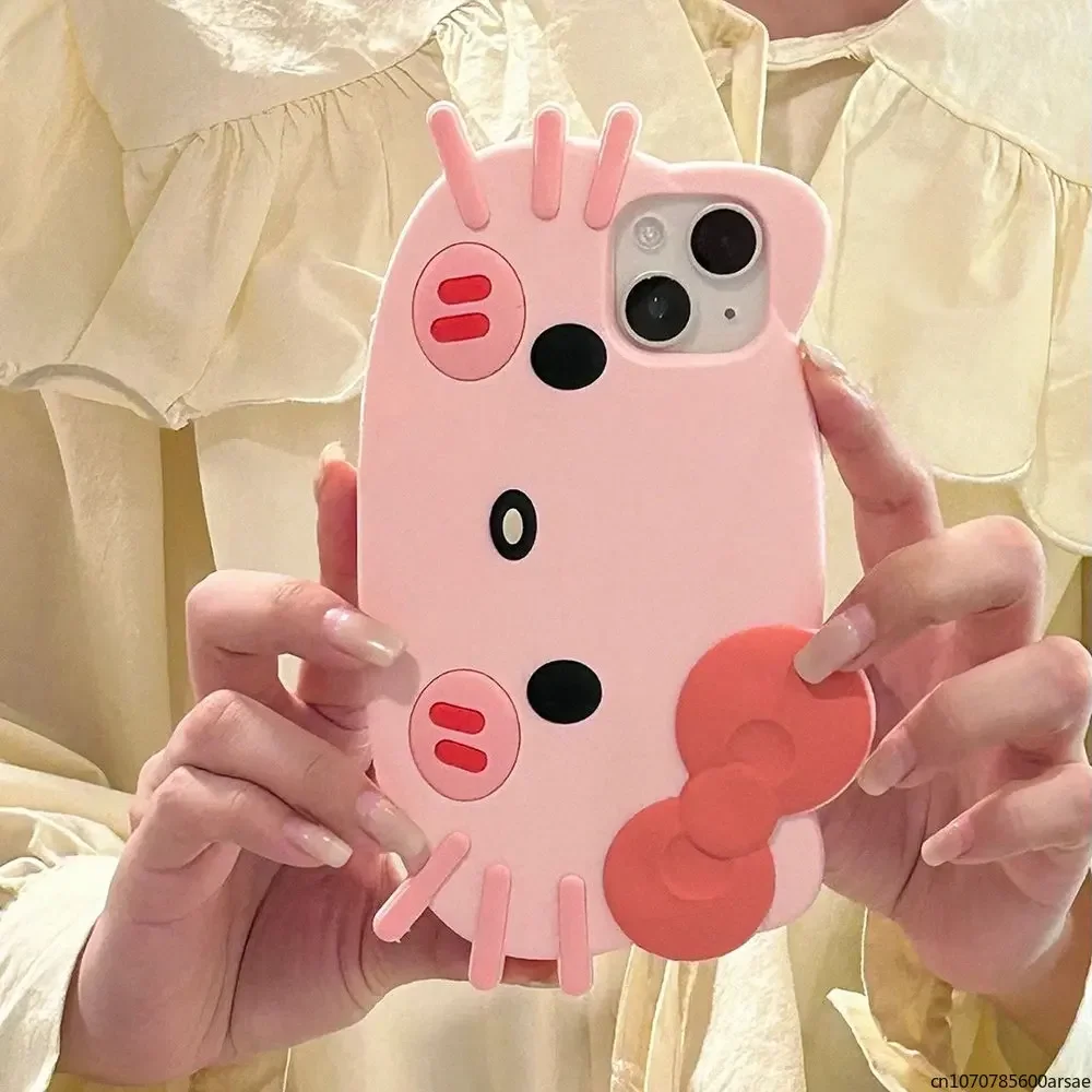 3D Stereoscopic Sanrio Hello Kitty Bow Tie Phone Case for IPhone 15 14 13 12 11 Pro Max 15Pro Silicone Soft Anti-fall Back Cover
3D Stereoscopic Sanrio Hello Kitty Bow Tie Phone Case for IPhone 15 14 13 12 11 Pro Max 15Pro Silicone Soft Anti-fall Back Cover