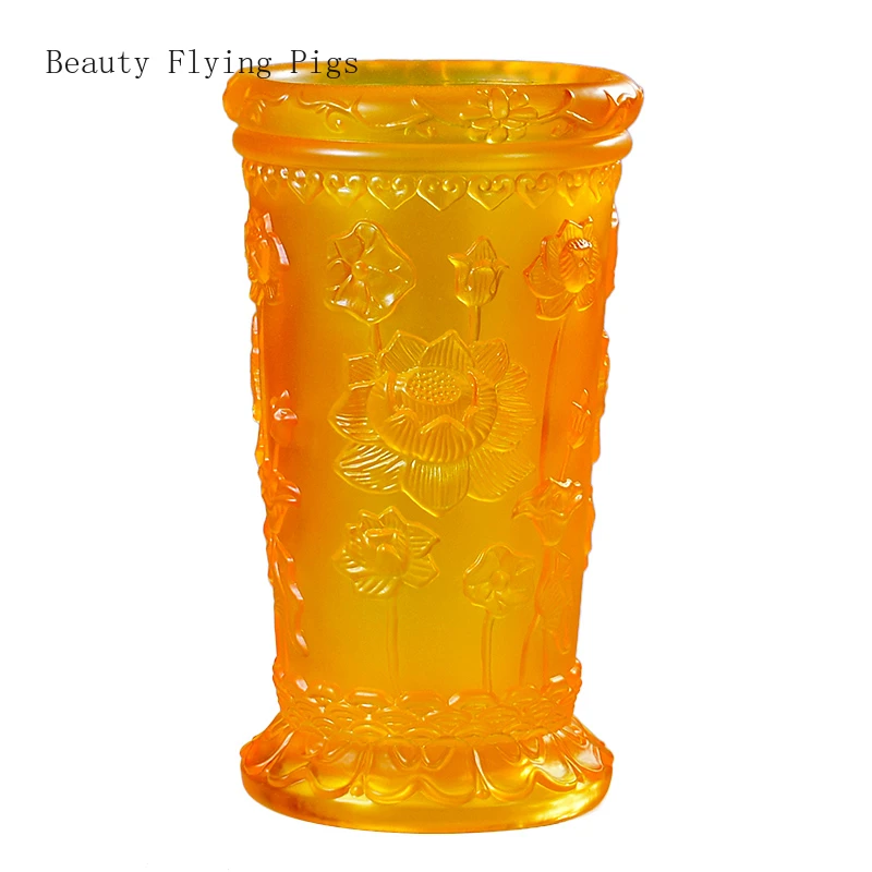 18x10cm Glass Lotus Incense Insertion Housekeeper's Buddhist Temple Decoration home decor feng shui Buddhism
18x10cm Glass Lotus Incense Insertion Housekeeper's Buddhist Temple Decoration home decor feng shui Buddhism