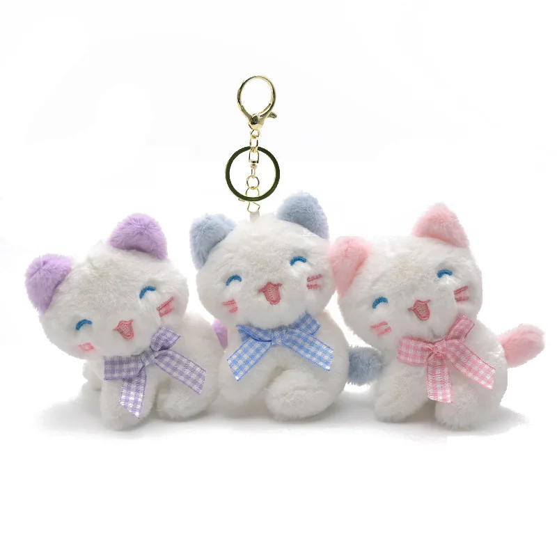 new Cute Trendy Sweet happy smile cat bow pendant Exquisite kitten toy soft fashione Keychain decorate couple birthday gift
new Cute Trendy Sweet happy smile cat bow pendant Exquisite kitten toy soft fashione Keychain decorate couple birthday gift