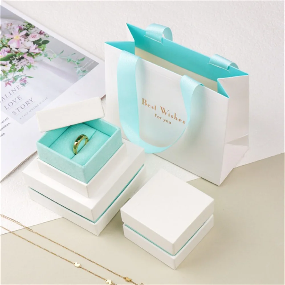 

Модная роскошная коробка из крафт-бумаги для упаковки ювелирных изделий, браслет, ожерелье, кольцо, серьги, подарочная упаковка, женская коробка для малого бизнеса