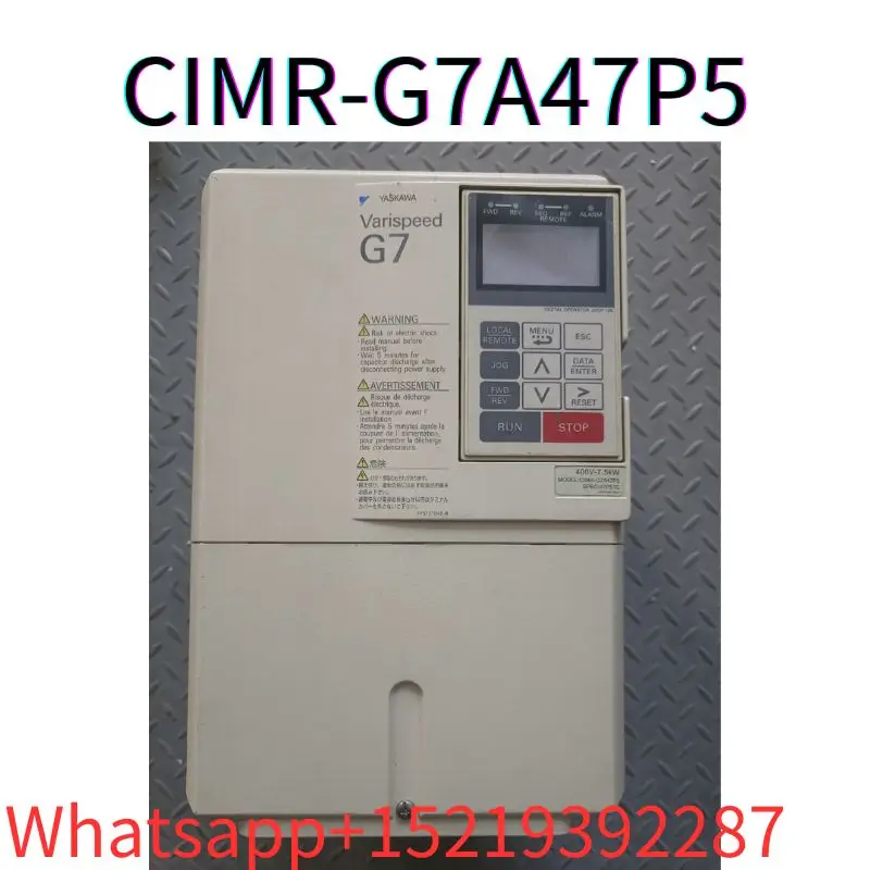 

Б/у преобразователь частоты G7 7,5 кВт CIMR-G7A47P5 380 В протестирован