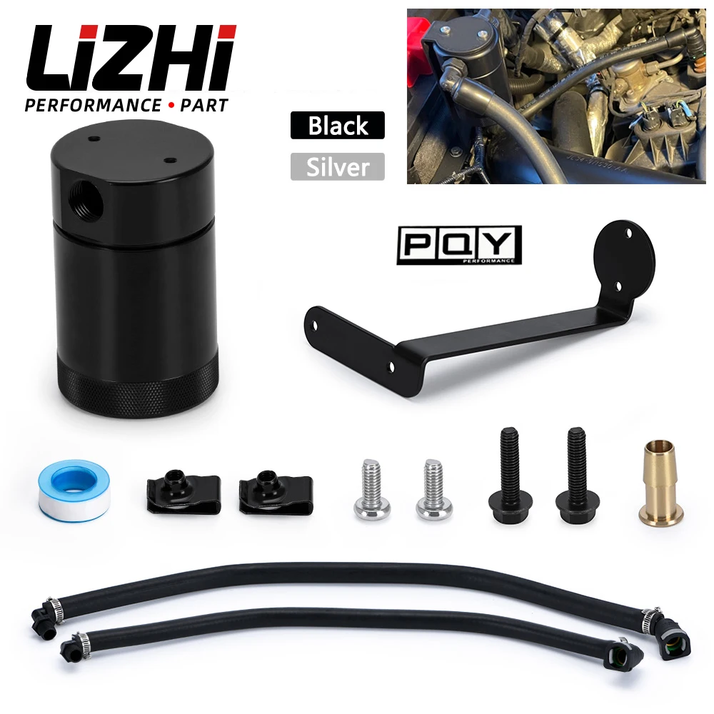 Oil and Gas Separator Pipe Black for 2011-2019 FORD F150 2.7EB 3.5EB 5.0L 2017-19 Raptor 3.5L Ecoboost 3.0 Oz Capacity LZ-OTK04
Oil and Gas Separator Pipe Black for 2011-2019 FORD F150 2.7EB 3.5EB 5.0L 2017-19 Raptor 3.5L Ecoboost 3.0 Oz Capacity LZ-OTK04