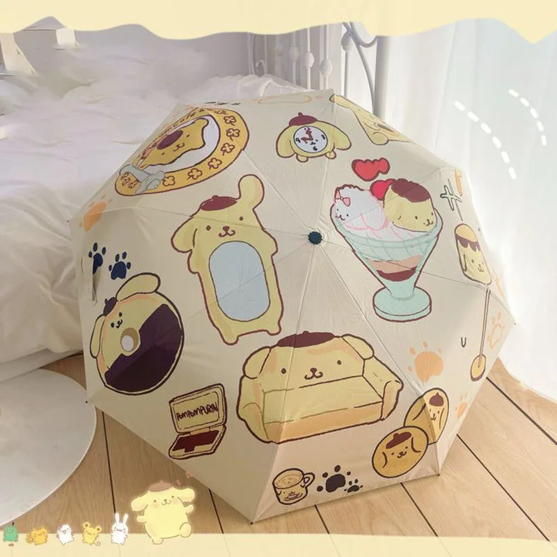 Kawaii Sanrio Anime Umbrella Cute Pompompurin Multifunctional Portable UV Resistant Sun Umbrella Originality Children Gifts
Kawaii Sanrio Anime Umbrella Cute Pompompurin Multifunctional Portable UV Resistant Sun Umbrella Originality Children Gifts
