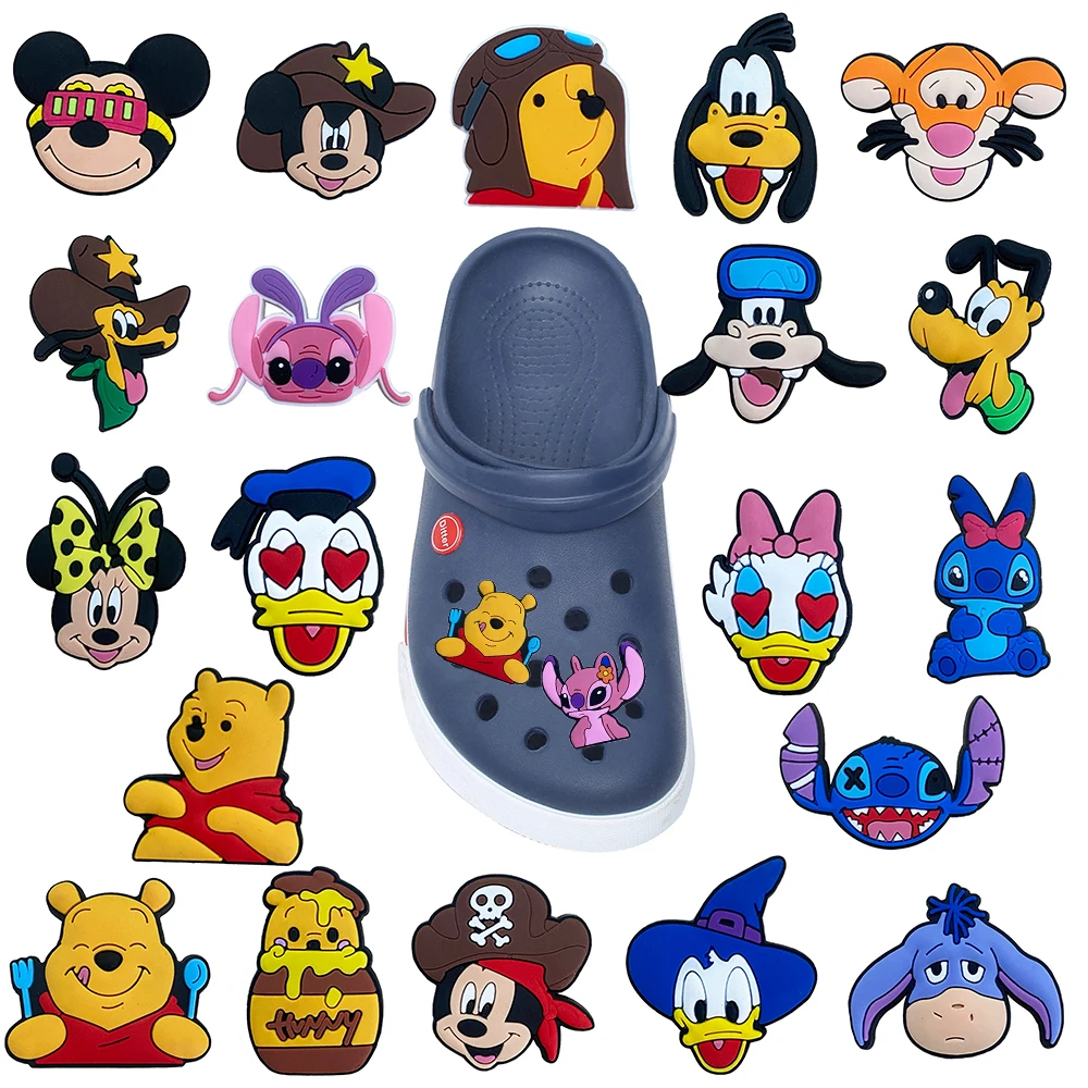 Single sale 1pcs Disney Mickey Donald Duck for Shoe Charms PVC Accessories DIY Shoe Decoration For Croc JIBZ Kids X-mas Gifts
Single sale 1pcs Disney Mickey Donald Duck for Shoe Charms PVC Accessories DIY Shoe Decoration For Croc JIBZ Kids X-mas Gifts