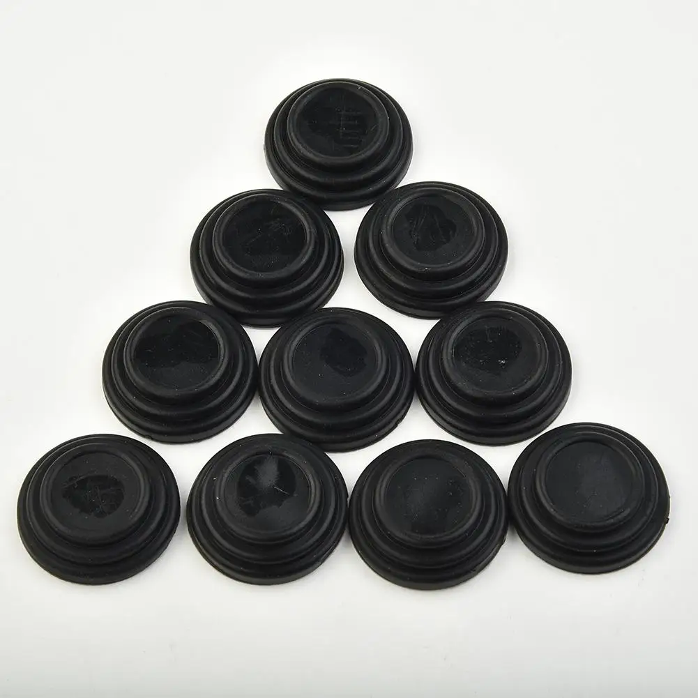 

10X Car Door Anti-Collision Pad Sound Insulation And Shock-Absorbing Gasket Black Anti-Shock Silicone Pad Trim