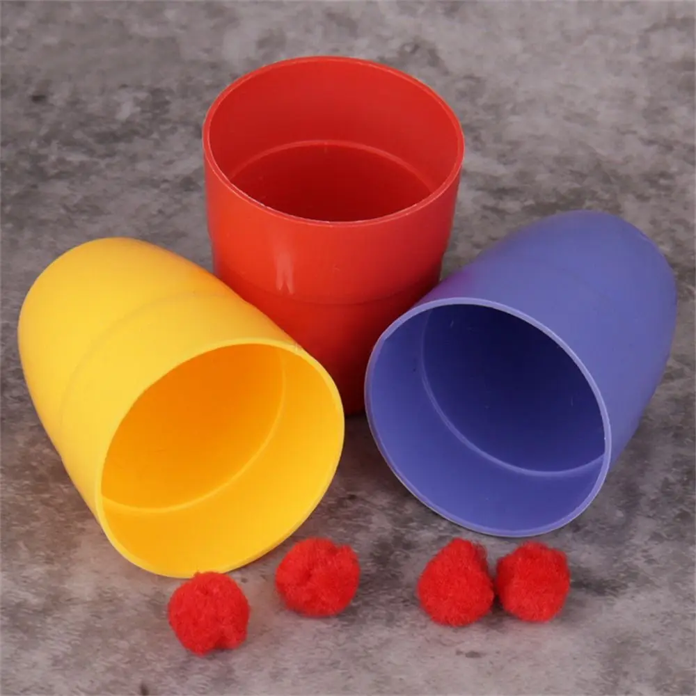 

Appear Vanish Magic Three Cups Mentalism Magic Props Magic Tricks Cup Gimmick Props Close-Up Cups And Balls Beginer