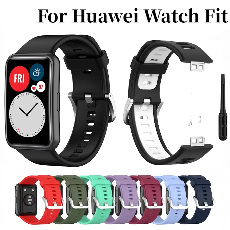 Sports Silicone Strap for Huawei Watch Fit Original Watch Replacement Belt Bracelet Wristband Huawei Watch Fit New Band Correa
Sports Silicone Strap for Huawei Watch Fit Original Watch Replacement Belt Bracelet Wristband Huawei Watch Fit New Band Correa