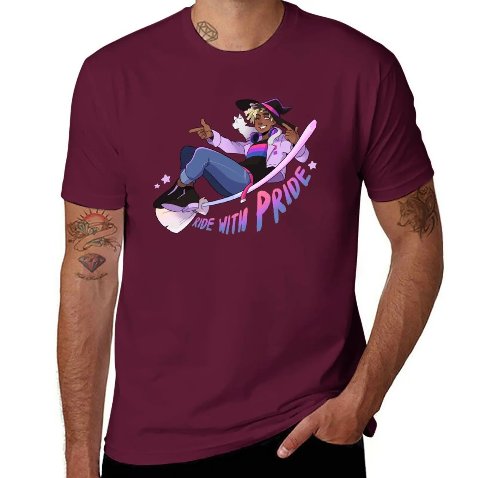 Ride with Pride - Bi T-Shirt boys animal print hippie clothes customs design your own cute tops clothes for men
Ride with Pride - Bi T-Shirt boys animal print hippie clothes customs design your own cute tops clothes for men