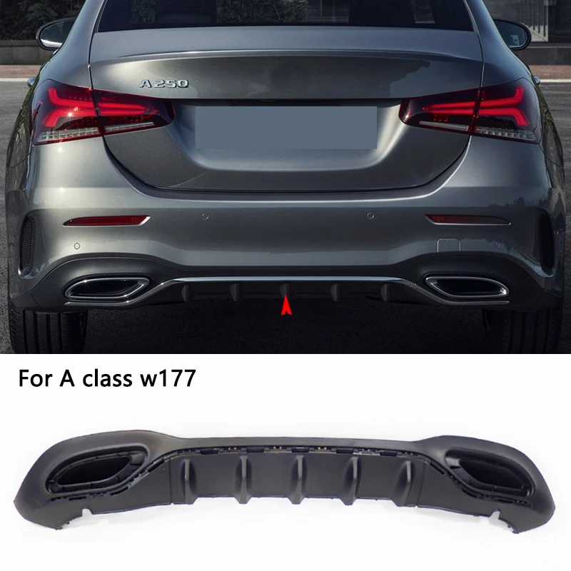 

A1778853701 Rear Bumper Diffuser Spoiler Valance Trim Accessory Part For Mercedes Benz A Class W177 2018-2023 Year