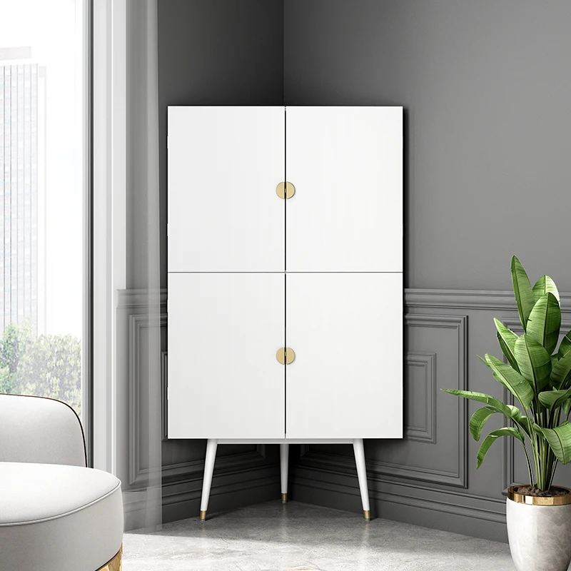 Corner Cabinet Light Luxury Modern Minimalist Corner Cabinet Small Apartment Living Room Triangle Storage Cabinet Corner Tea
Corner Cabinet Light Luxury Modern Minimalist Corner Cabinet Small Apartment Living Room Triangle Storage Cabinet Corner Tea