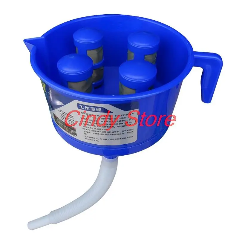 Funnel type oil and water separator with three/four filter elements diesel gasoline fuel filter fitting accessories
Funnel type oil and water separator with three/four filter elements diesel gasoline fuel filter fitting accessories