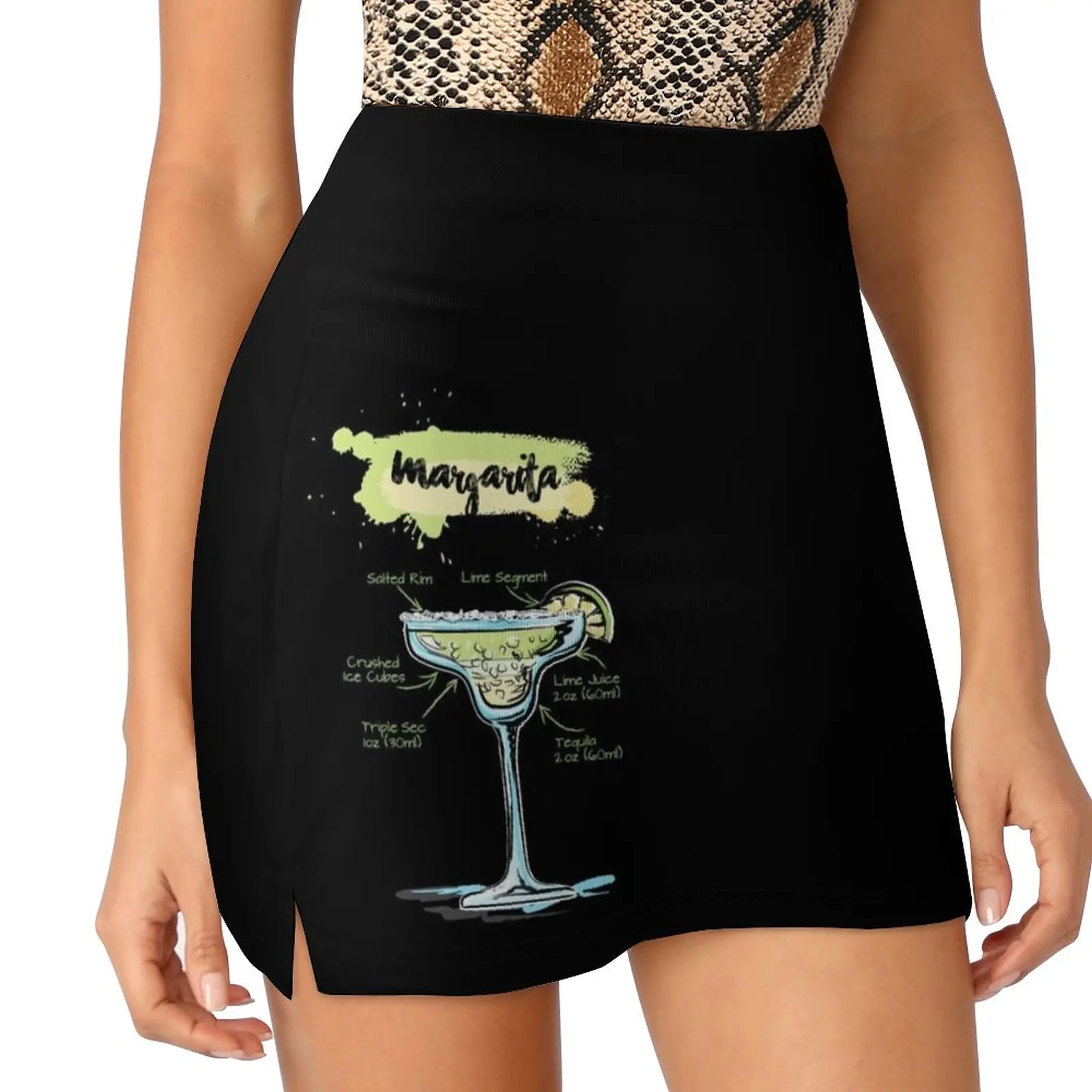 

Margarita Cocktail Light proof trouser skirt short skirt for women Women's clothing Clothes for summer