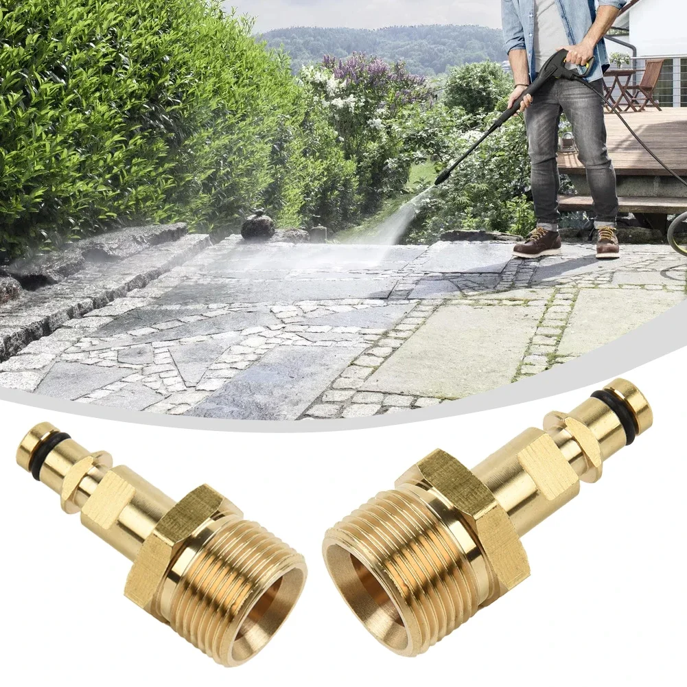 Adapter Pressure Washer Quick Connect 1 PC 220 Bar P3200 Psi K-Series Hose Quick Coupling Solid Brass High Quality
Adapter Pressure Washer Quick Connect 1 PC 220 Bar P3200 Psi K-Series Hose Quick Coupling Solid Brass High Quality