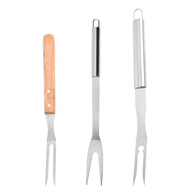 Barbecue Carving Fork Cooking Fork Steak Clamp Fork Stainless Steel BBQ Serving Grill Roasting Grilling Fork D5QD
Barbecue Carving Fork Cooking Fork Steak Clamp Fork Stainless Steel BBQ Serving Grill Roasting Grilling Fork D5QD