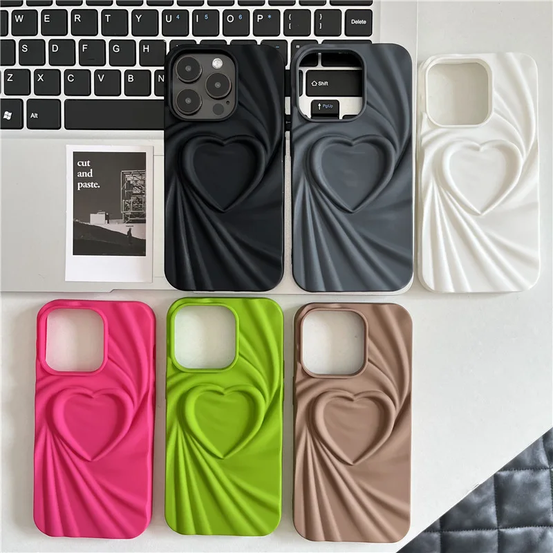 Candy Color Love Heart Phone Case, Shockproof Bumper Cover, Soft Silicone, Fashion, iPhone 13, 14, 15, 11, 12 Pro Max, X, XS, XR
Candy Color Love Heart Phone Case, Shockproof Bumper Cover, Soft Silicone, Fashion, iPhone 13, 14, 15, 11, 12 Pro Max, X, XS, XR