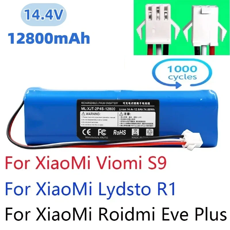 Original Lydsto R1 Rechargeable Li-ion Battery Robot Vacuum Cleaner R1 Battery Pack with Capacity 12800mAh
Original Lydsto R1 Rechargeable Li-ion Battery Robot Vacuum Cleaner R1 Battery Pack with Capacity 12800mAh