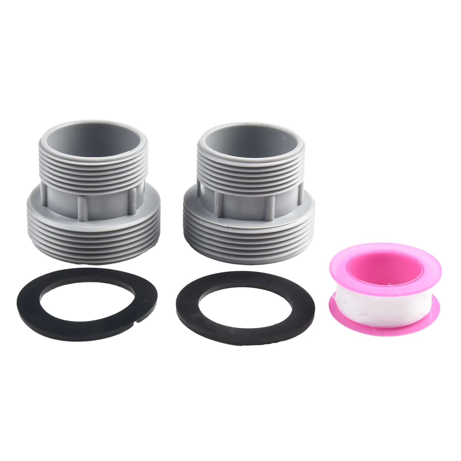 Must Have 40mm to 1 1/2 Adapter Kit for Above Ground Pool Maintenance Includes O rings for Leak Free Operation
Must Have 40mm to 1 1/2 Adapter Kit for Above Ground Pool Maintenance Includes O rings for Leak Free Operation