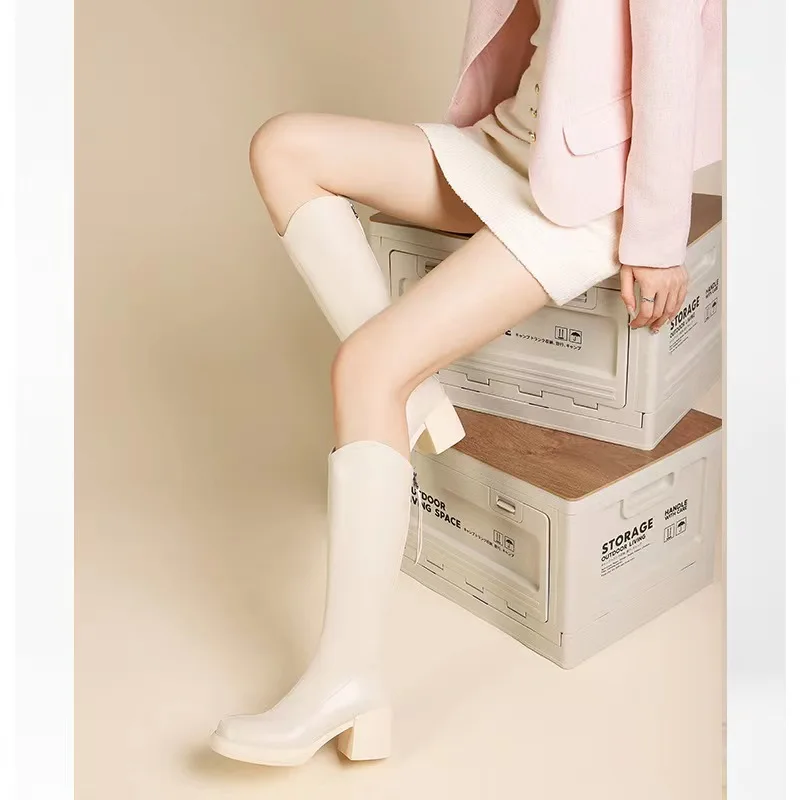 Women's Thick Heeled High Heeled Riding Boots 2023 New Thick Sole Waterproof Platform Appears Slimmer Than Knee High Heeled Boot
Women's Thick Heeled High Heeled Riding Boots 2023 New Thick Sole Waterproof Platform Appears Slimmer Than Knee High Heeled Boot