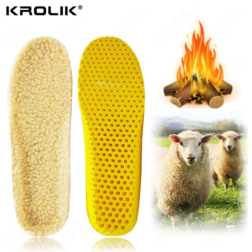 KROLIK Keep Warm Heated Insole Cashmere Thermal Insoles Thicken Soft Breathable Winter Sport Shoes For Man Woman Boots Pad Soles
KROLIK Keep Warm Heated Insole Cashmere Thermal Insoles Thicken Soft Breathable Winter Sport Shoes For Man Woman Boots Pad Soles