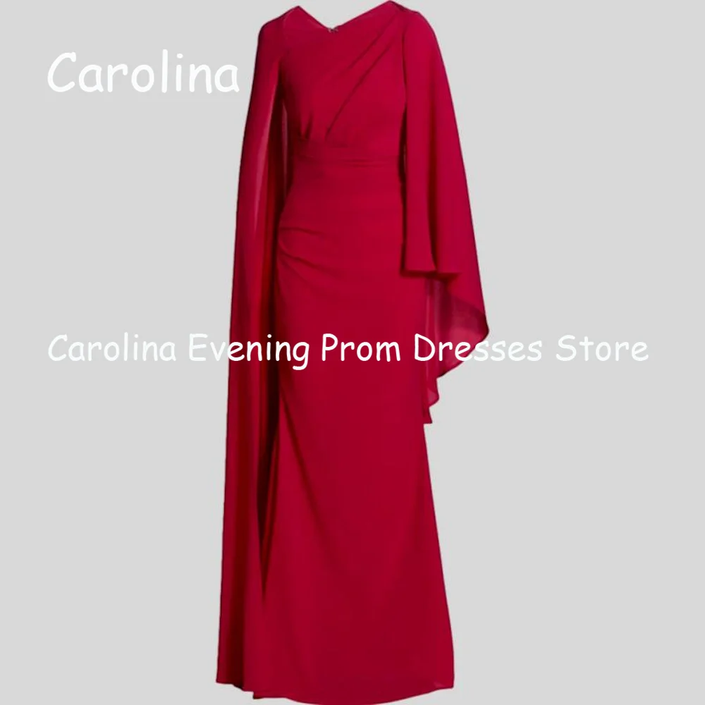 Carolina Satin Mermaid O-neck Arab Ruffle Prom Gown Floor Length Saudi Evening Formal Elegant Party Dress for Women 2023
Carolina Satin Mermaid O-neck Arab Ruffle Prom Gown Floor Length Saudi Evening Formal Elegant Party Dress for Women 2023