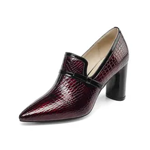 2022 Top Quality High Heels Genuine Leather Pointed Toe Party Shoes Woman Slip On Spring Summer Brand Office Pumps Shoes
2022 Top Quality High Heels Genuine Leather Pointed Toe Party Shoes Woman Slip On Spring Summer Brand Office Pumps Shoes