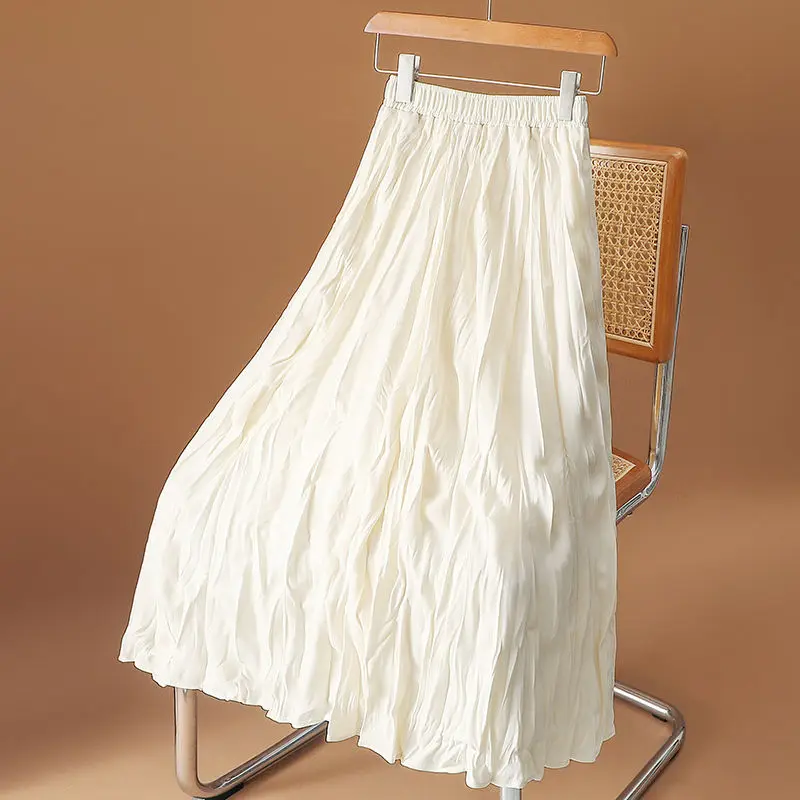 2024 Women's Autumn Winter Fashion High Waist Pleated Skirts Female Solid Color A-line Skirts Ladies Long Loose Skirts O642
2024 Women's Autumn Winter Fashion High Waist Pleated Skirts Female Solid Color A-line Skirts Ladies Long Loose Skirts O642