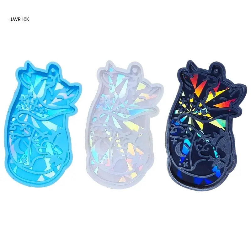 Гибкая форма для подвески, формы для рукоделия, охватывающая форму брелока в форме кошки для рукоделия D0LC
Гибкая форма для подвески, формы для рукоделия, охватывающая форму брелока в форме кошки для рукоделия D0LC