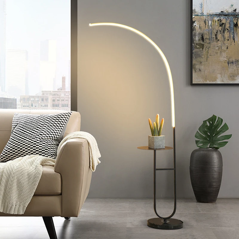

Modern Nordic LED Floor Lamps Living Study Room Bedroom Lighting Dimmable Decor Lustre Floor Light Indoor Bedside Lights Fixture