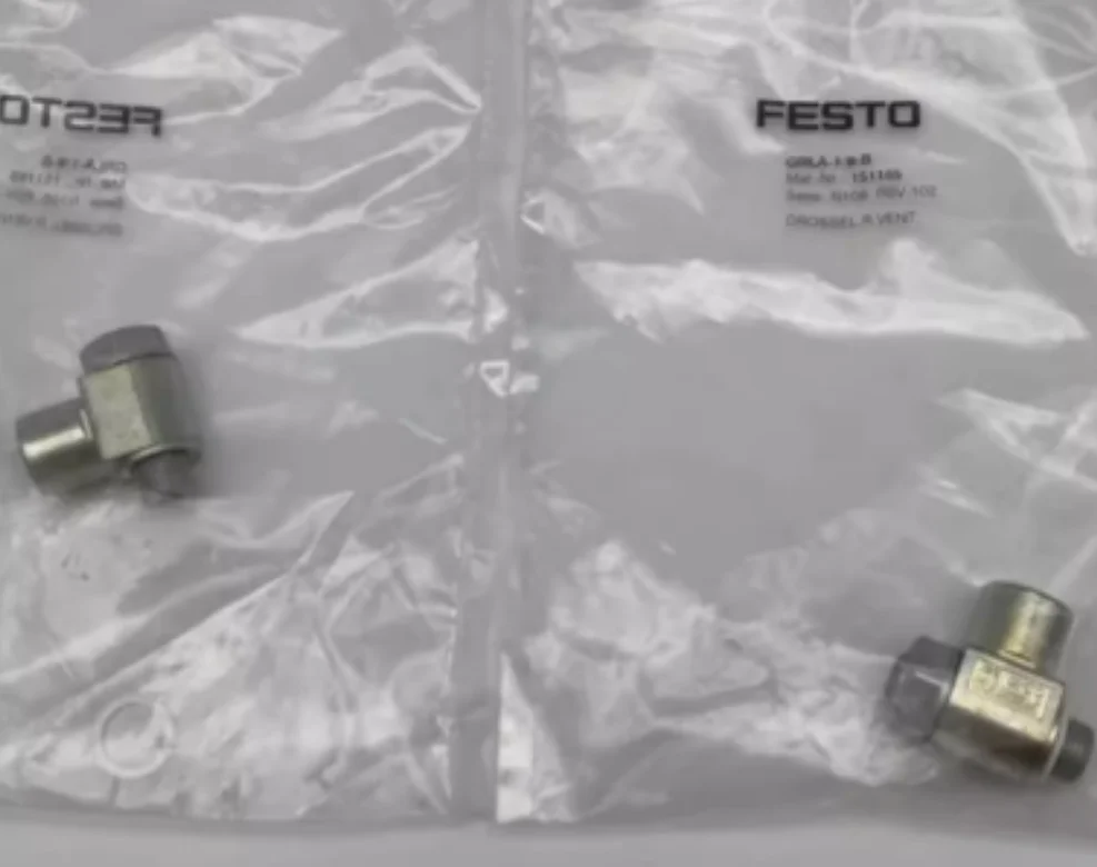 3PCS New original FESTO Throttle valve GRLA-1/8-B 151165 
3PCS New original FESTO Throttle valve GRLA-1/8-B 151165